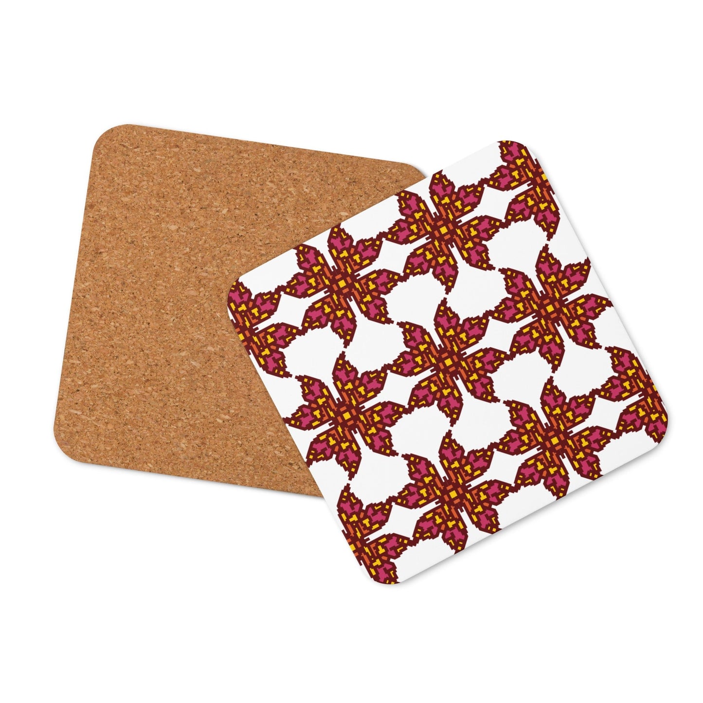 Oleksandra Pattern Cork-back Coaster