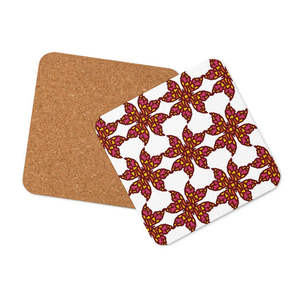 Oleksandra Pattern Cork-back Coaster