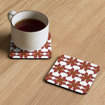 Oleksandra Pattern Cork-back Coaster