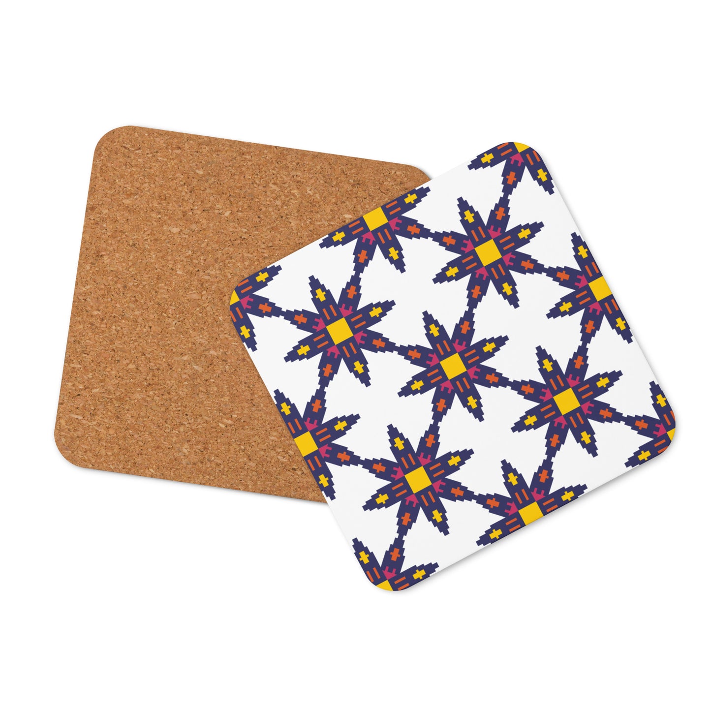 Emma Pattern Cork-back Coaster