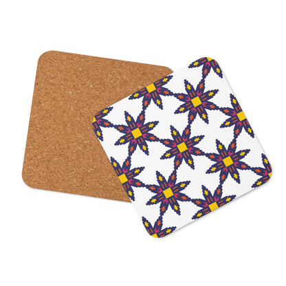 Emma Pattern Cork-back Coaster