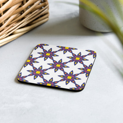 Emma Pattern Cork-back Coaster