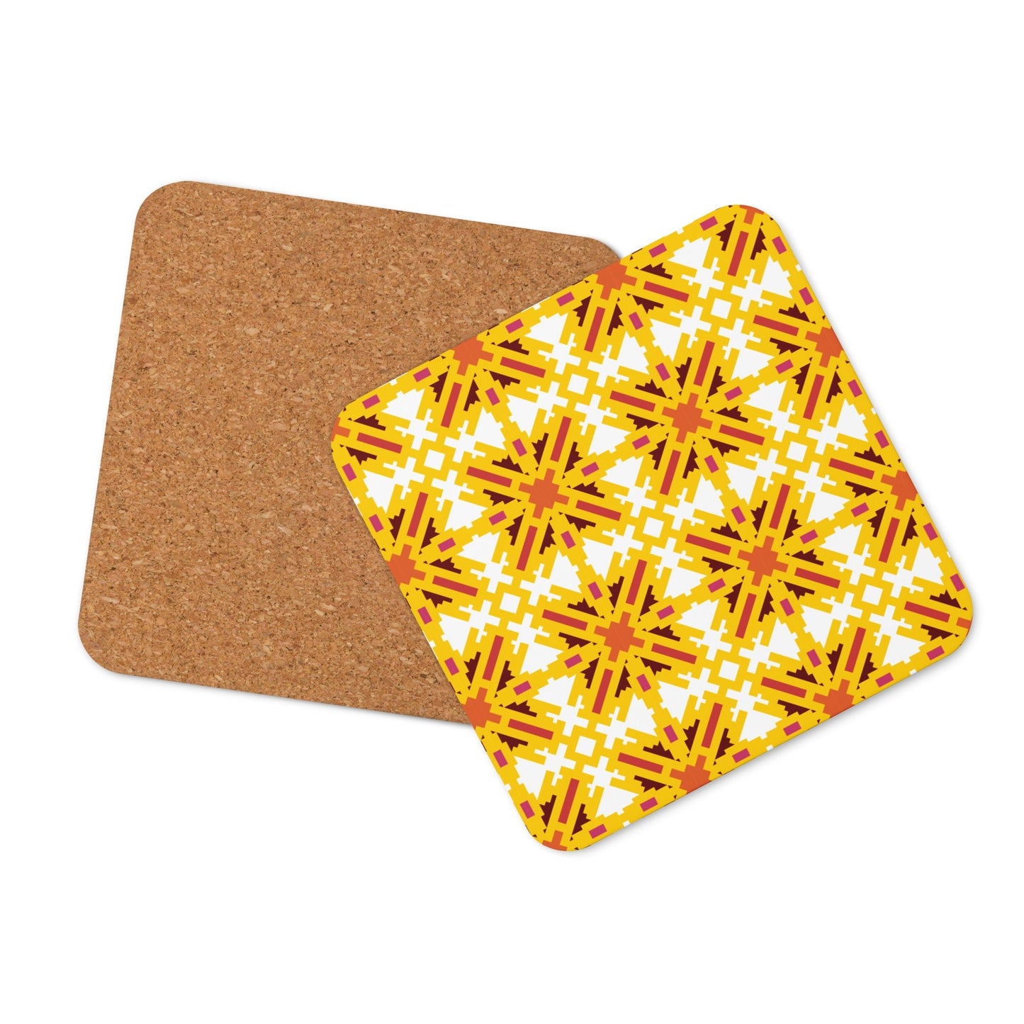 Hannah Pattern Cork-back Coaster