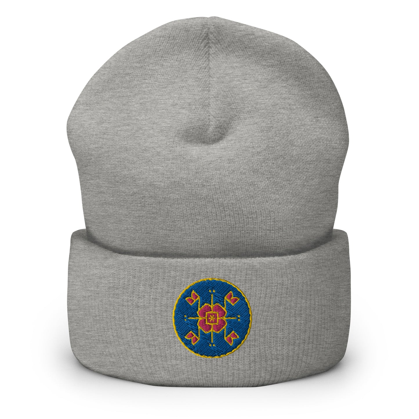 Kyiv Embroidered Cuffed Beanie