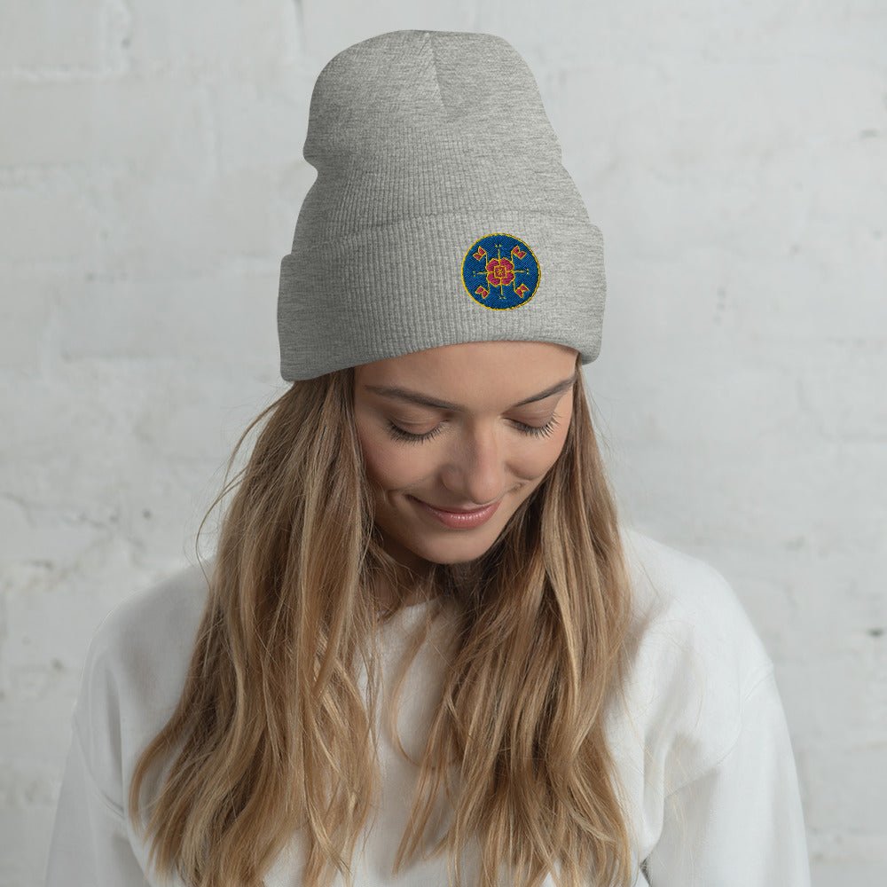 Kyiv Embroidered Cuffed Beanie