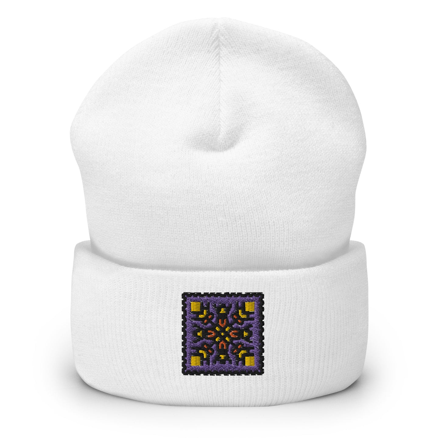 Perun Embroidered Cuffed Beanie