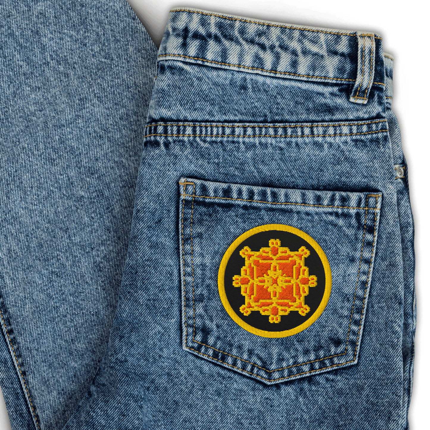 No Kings Embroidered Patch