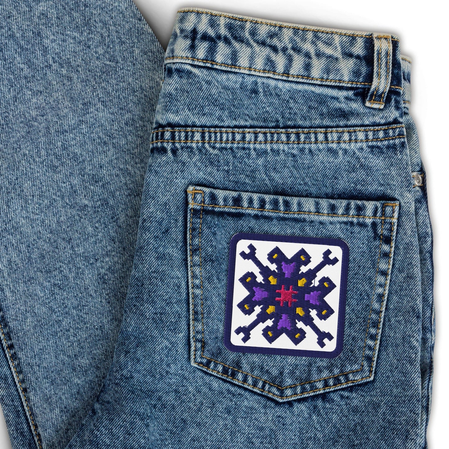 Mary Embroidered Patch