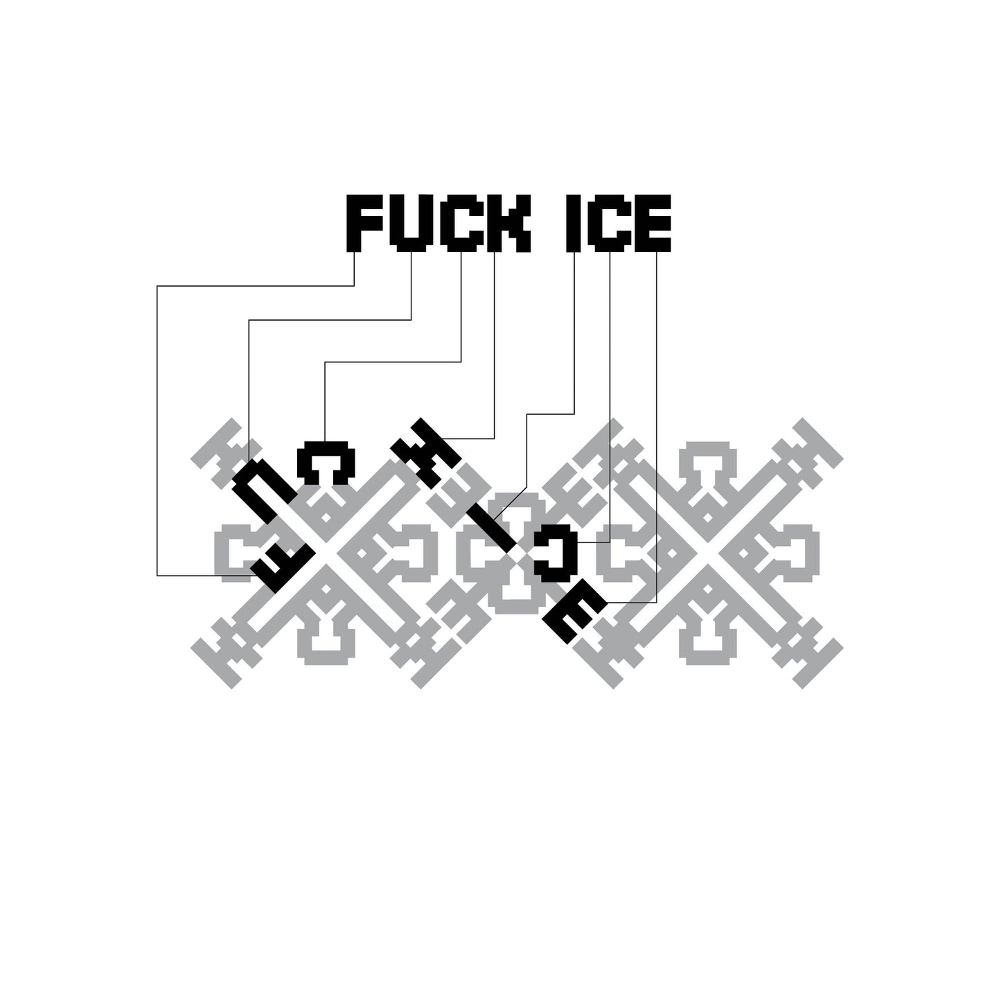 Fuck ICE Alternative Version Cuffed Beanie