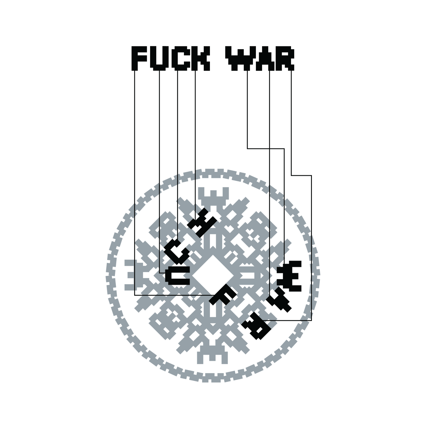 Fuck War Embroidered Patch