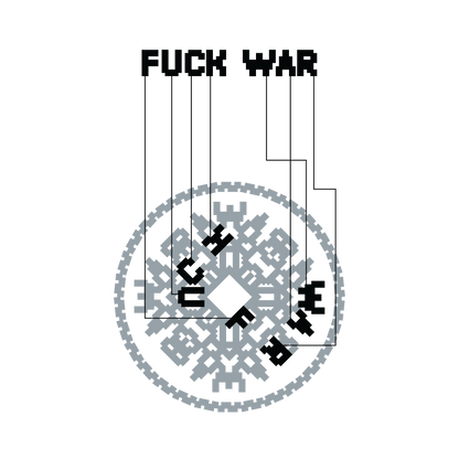 Fuck War Embroidered Patch