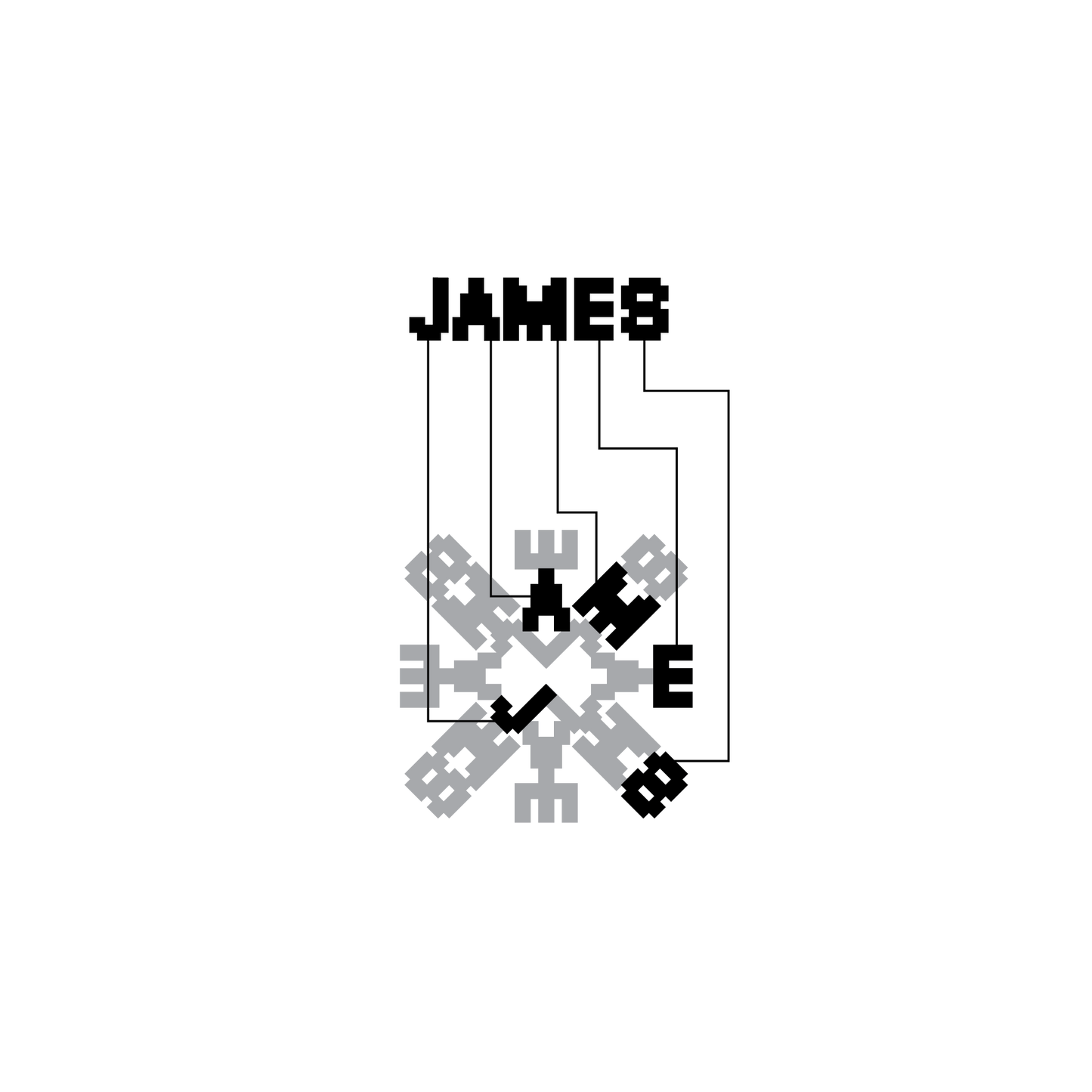 James Acrylic ornament