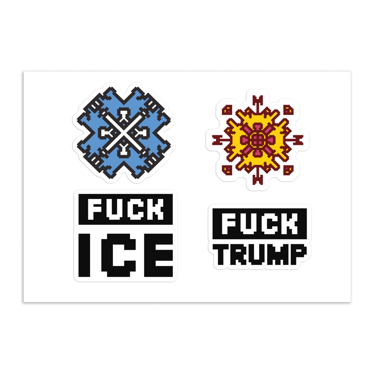 Fuck Trump / Fuck ICE Sticker Sheet