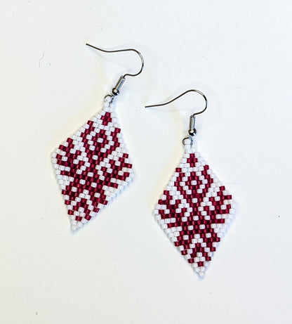 Mokosh's Embrace Diamond Shape Earrings