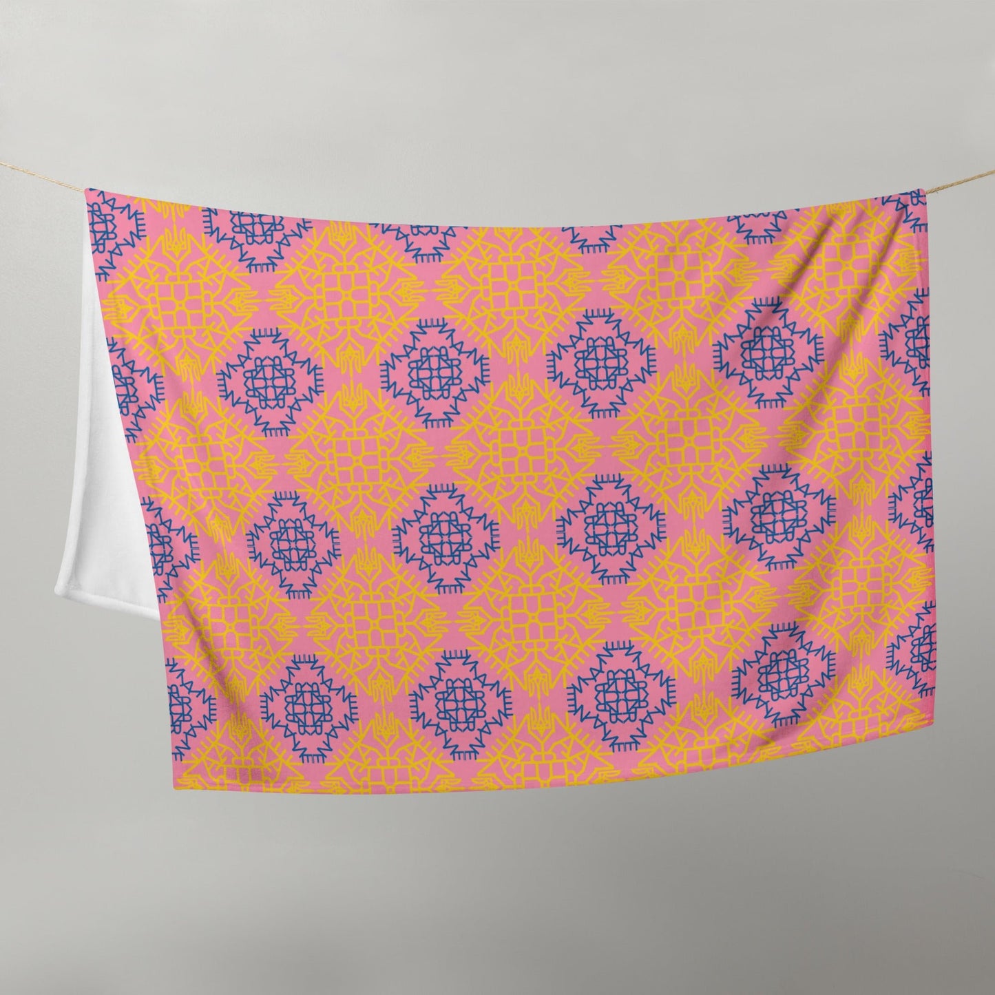 Ukraine Print Throw Blanket