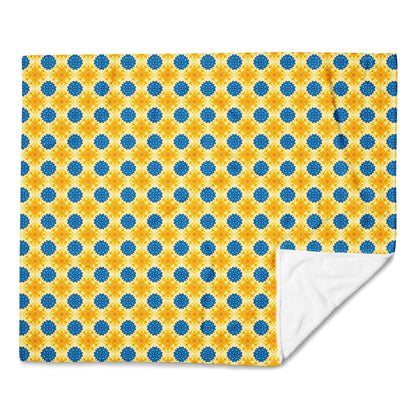 Slava Ukrayini Printed Throw Blanket