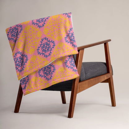 Ukraine Print Throw Blanket
