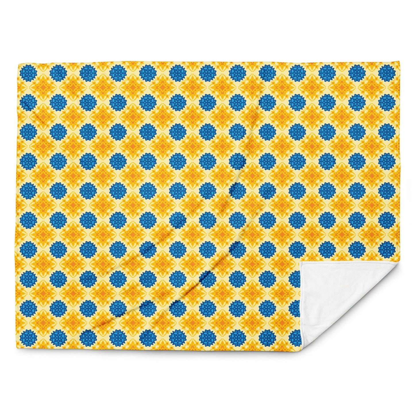 Slava Ukrayini Printed Throw Blanket