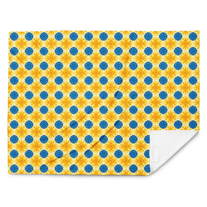 Slava Ukrayini Printed Throw Blanket