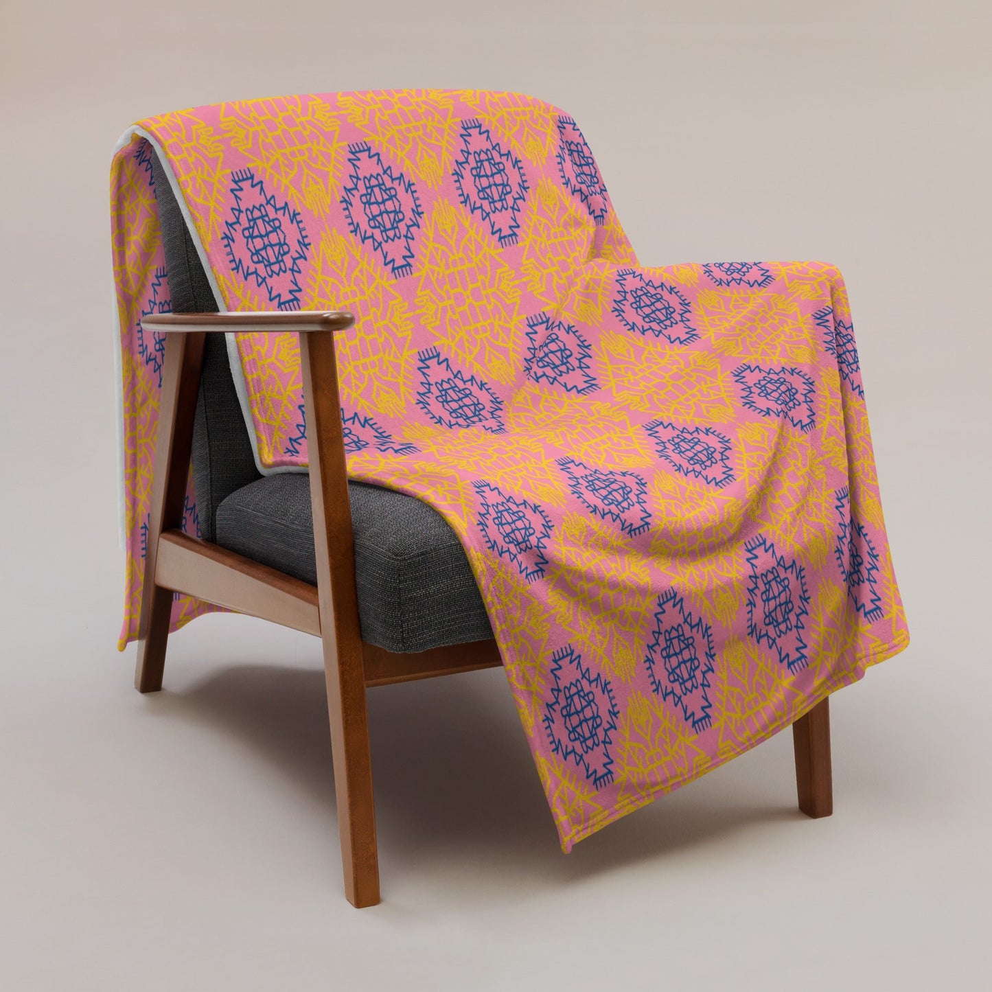Ukraine Print Throw Blanket