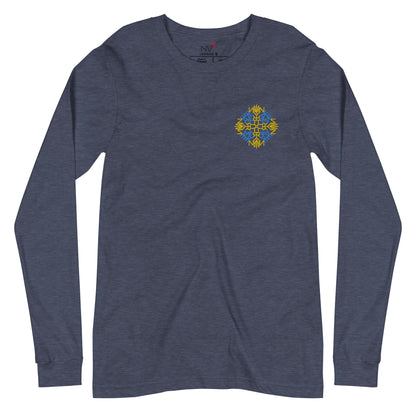 Ukraine Embroidered Long Sleeve Tee