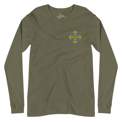 Ukraine Embroidered Long Sleeve Tee