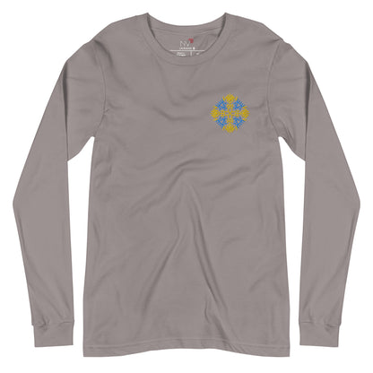 Ukraine Embroidered Long Sleeve Tee