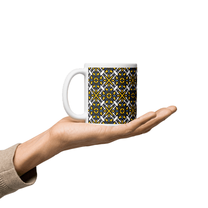 Fuck Trump White glossy mug