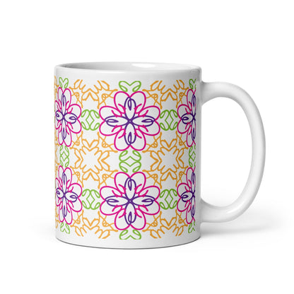 Odesa White glossy mug