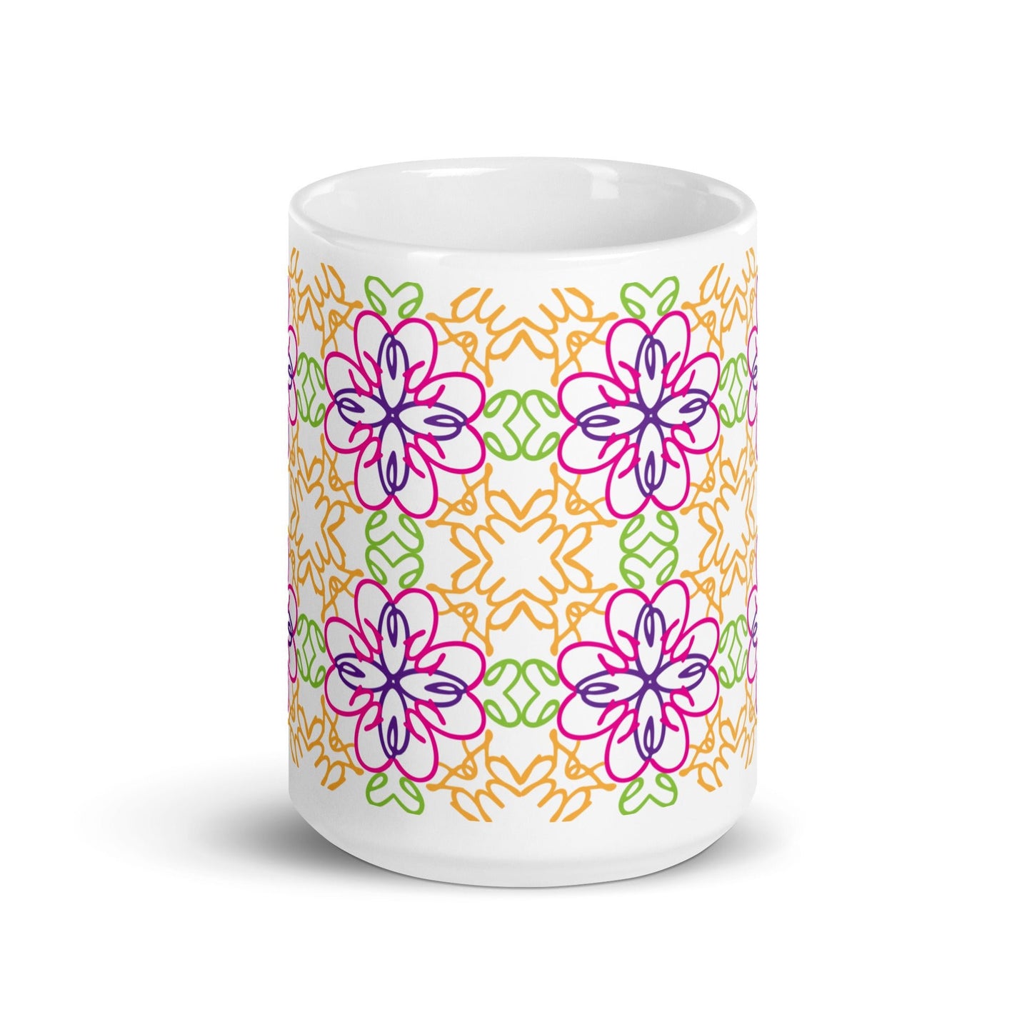 Odesa White glossy mug