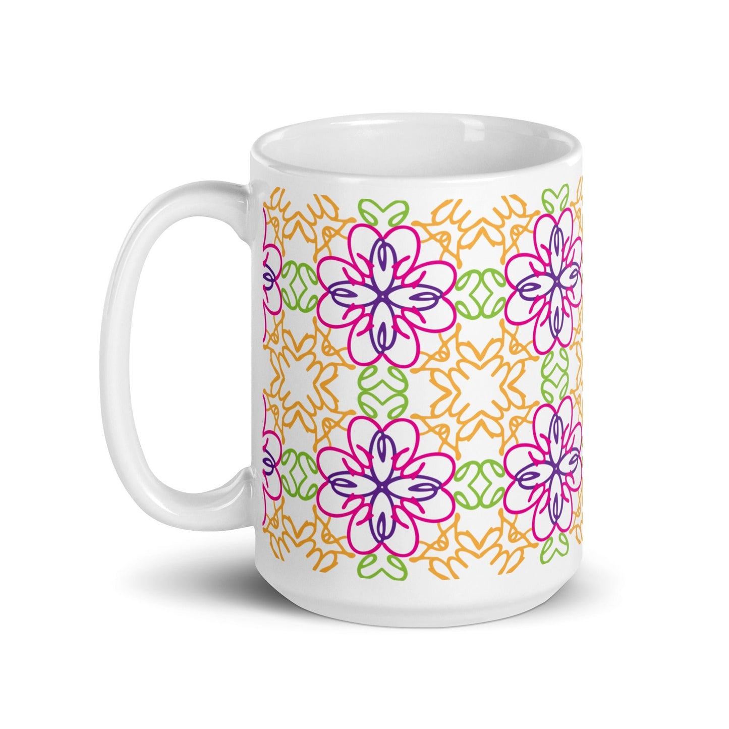 Odesa White glossy mug