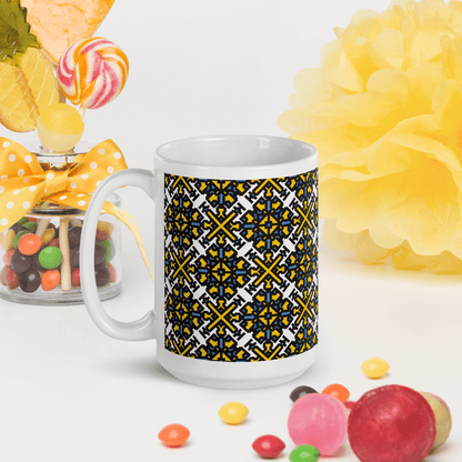 Fuck Trump White glossy mug