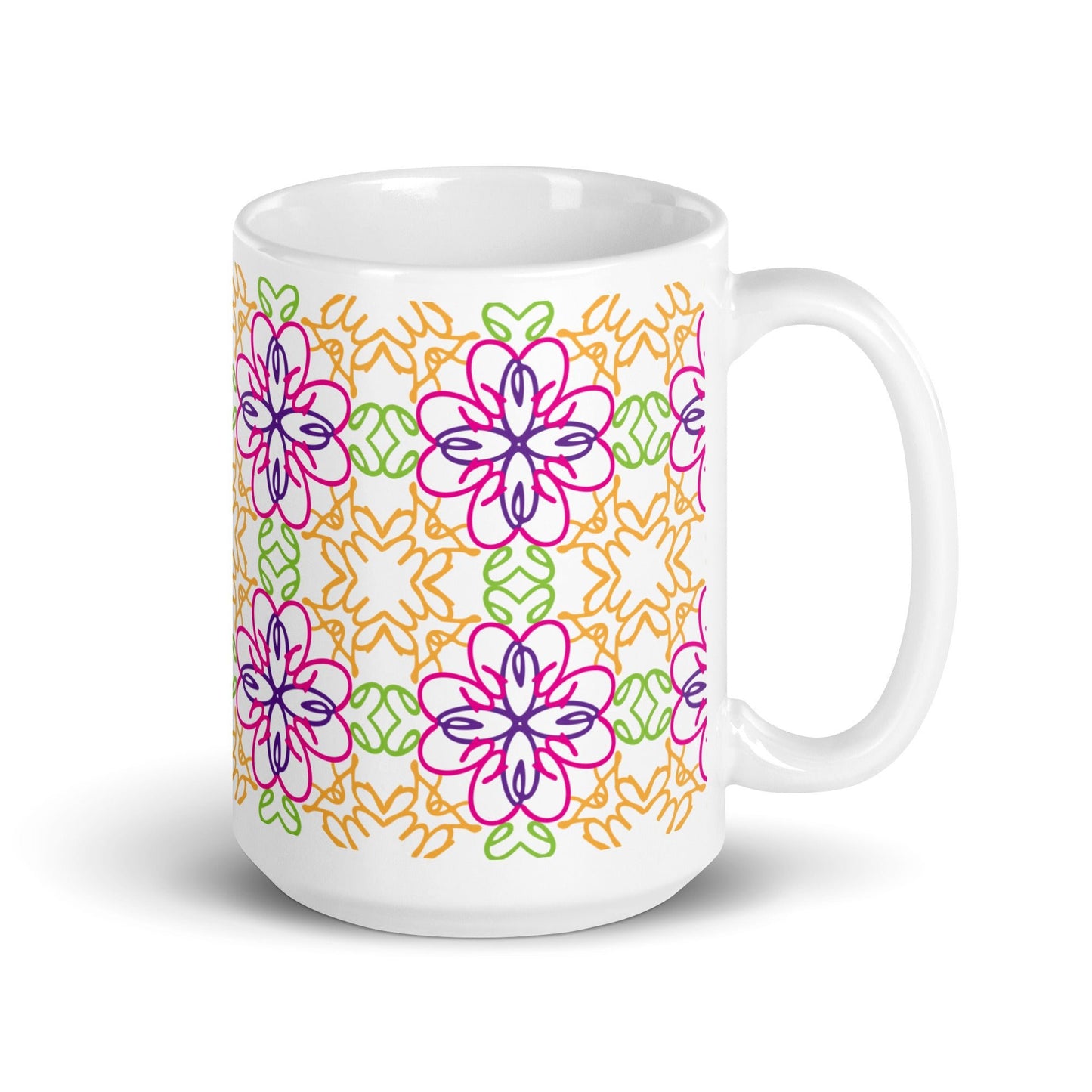 Odesa White glossy mug