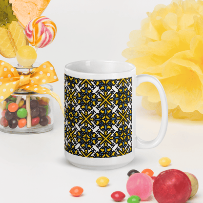 Fuck Trump White glossy mug