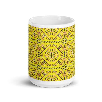Vil'na Ukrayina - Free Ukraine White glossy mug