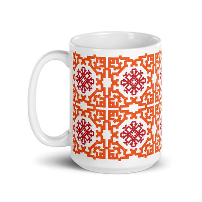 Bunch of Fucks White glossy mug