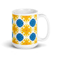 Slava Ukrayini White glossy mug