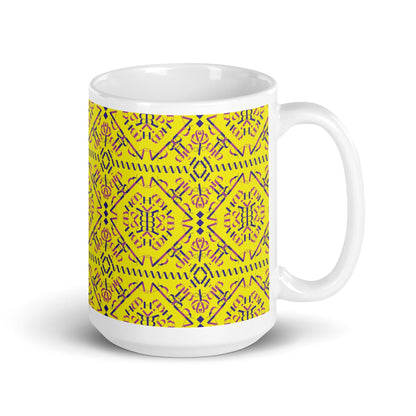 Vil'na Ukrayina - Free Ukraine White glossy mug