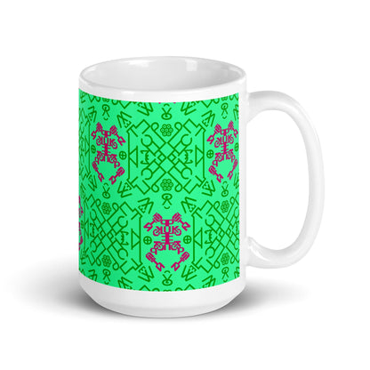 Fuck Putin White glossy mug