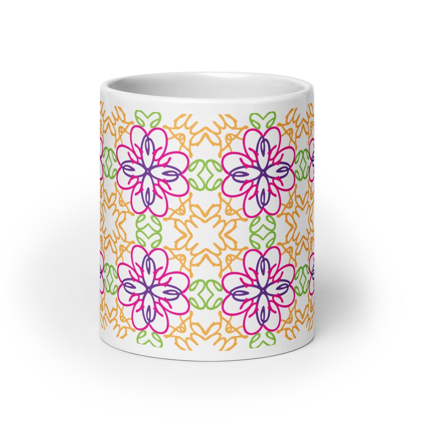 Odesa White glossy mug