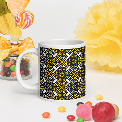 Fuck Trump White glossy mug