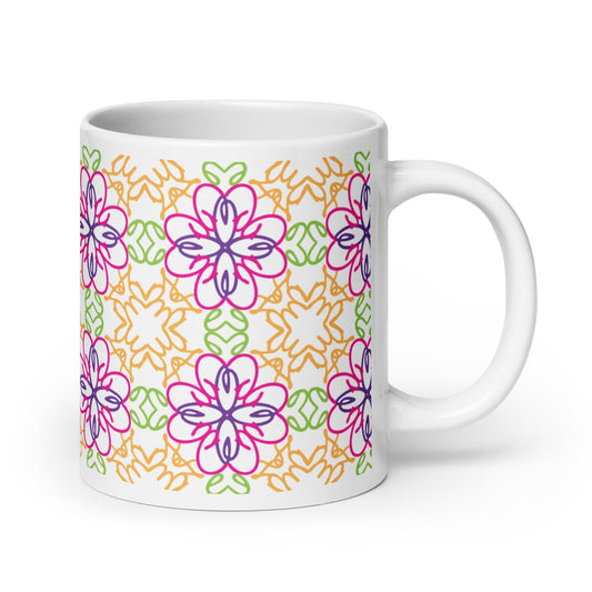 Odesa White glossy mug