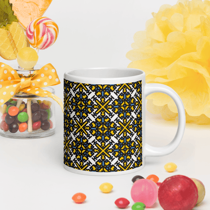 Fuck Trump White glossy mug