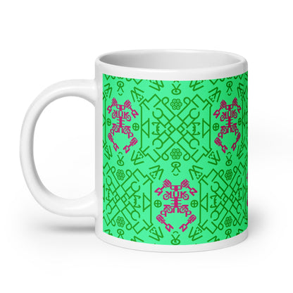 Fuck Putin White glossy mug