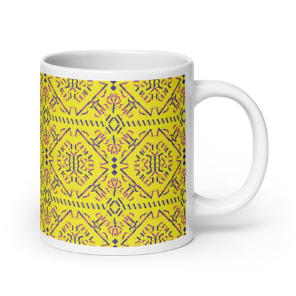 Vil'na Ukrayina - Free Ukraine White glossy mug