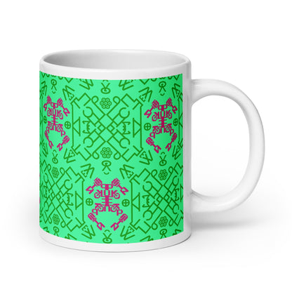 Fuck Putin White glossy mug