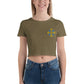 Ukraine Embroidered Women's Crop Tee