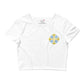 Ukraine Embroidered Women's Crop Tee