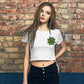 Kharkiv Embroidered Women’s Crop Tee