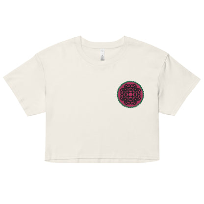 Kherson Embroidered Women's Relaxed Crop Tee